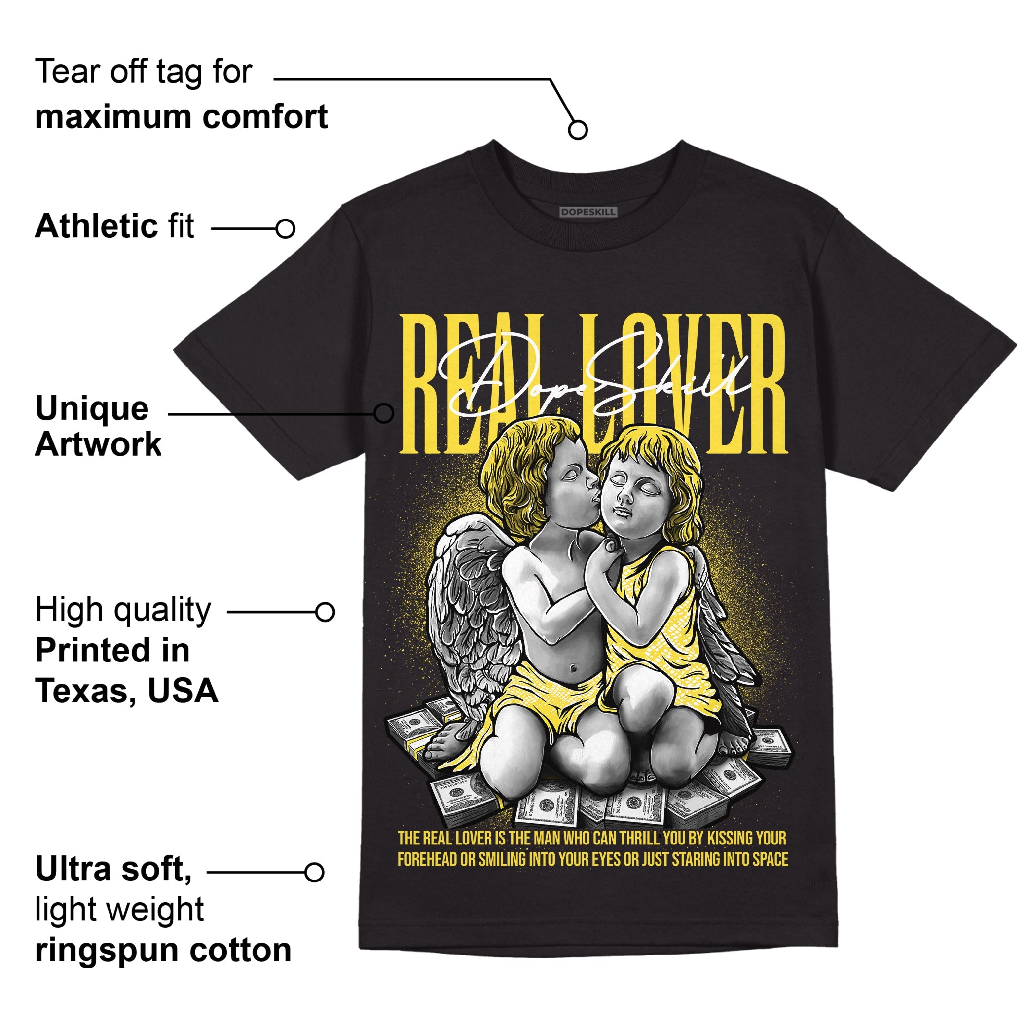 Yellow Snakeskin 11s superstreetwear T-Shirt Real Lover Graphic