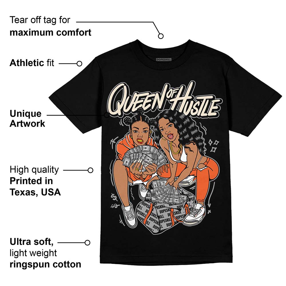 Georgia Peach 3s superstreetwear T-Shirt Queen Of Hustle Graphic