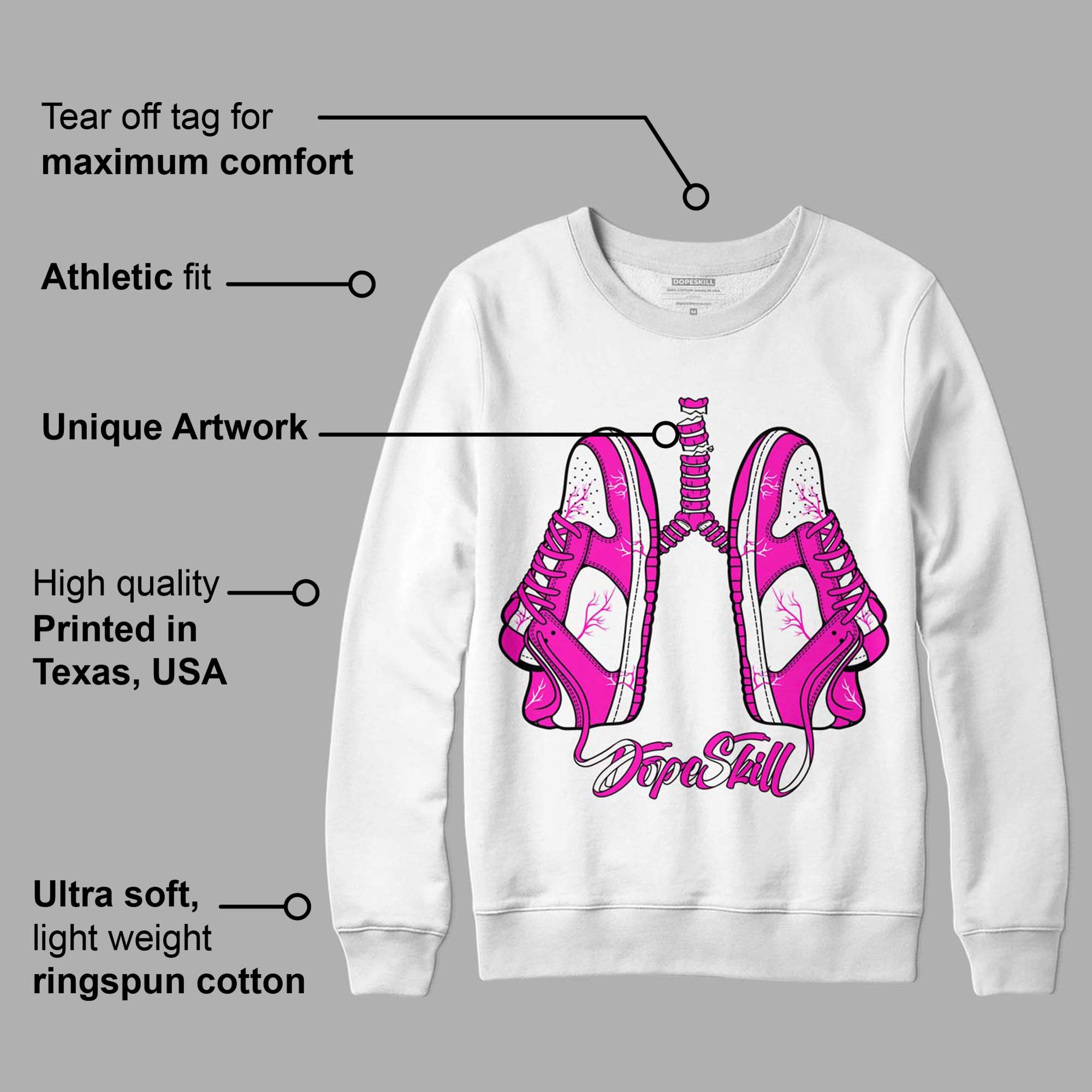 Dunk Low Active Fuchsia superstreetwear Sweatshirt Breathe Graphic