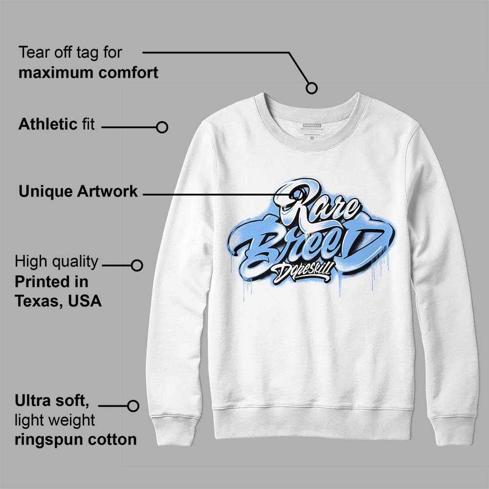 Powder Blue 9s superstreetwear Sweatshirt Rare Breed Type Graphic