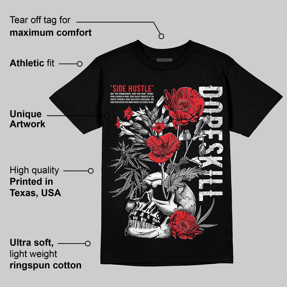White Thunder 4s superstreetwear T-Shirt Side Hustle Graphic