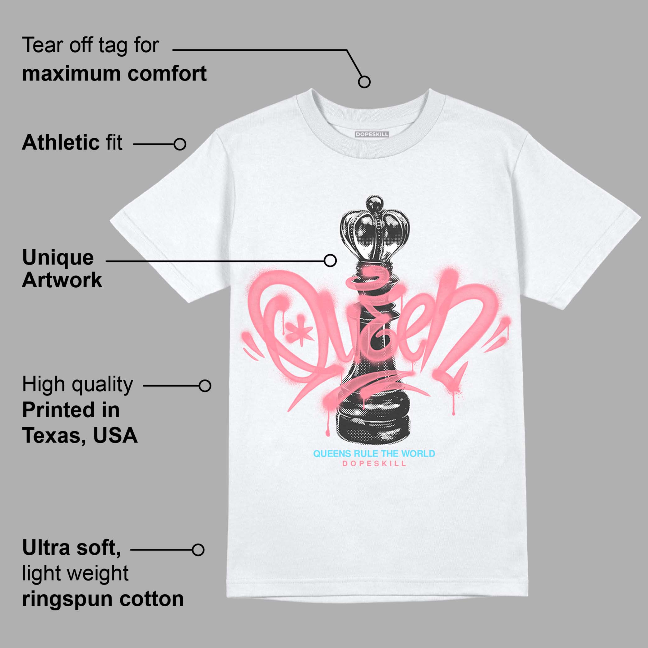 Candy Easter Dunk Low superstreetwear T-Shirt Queen Chess Graphic