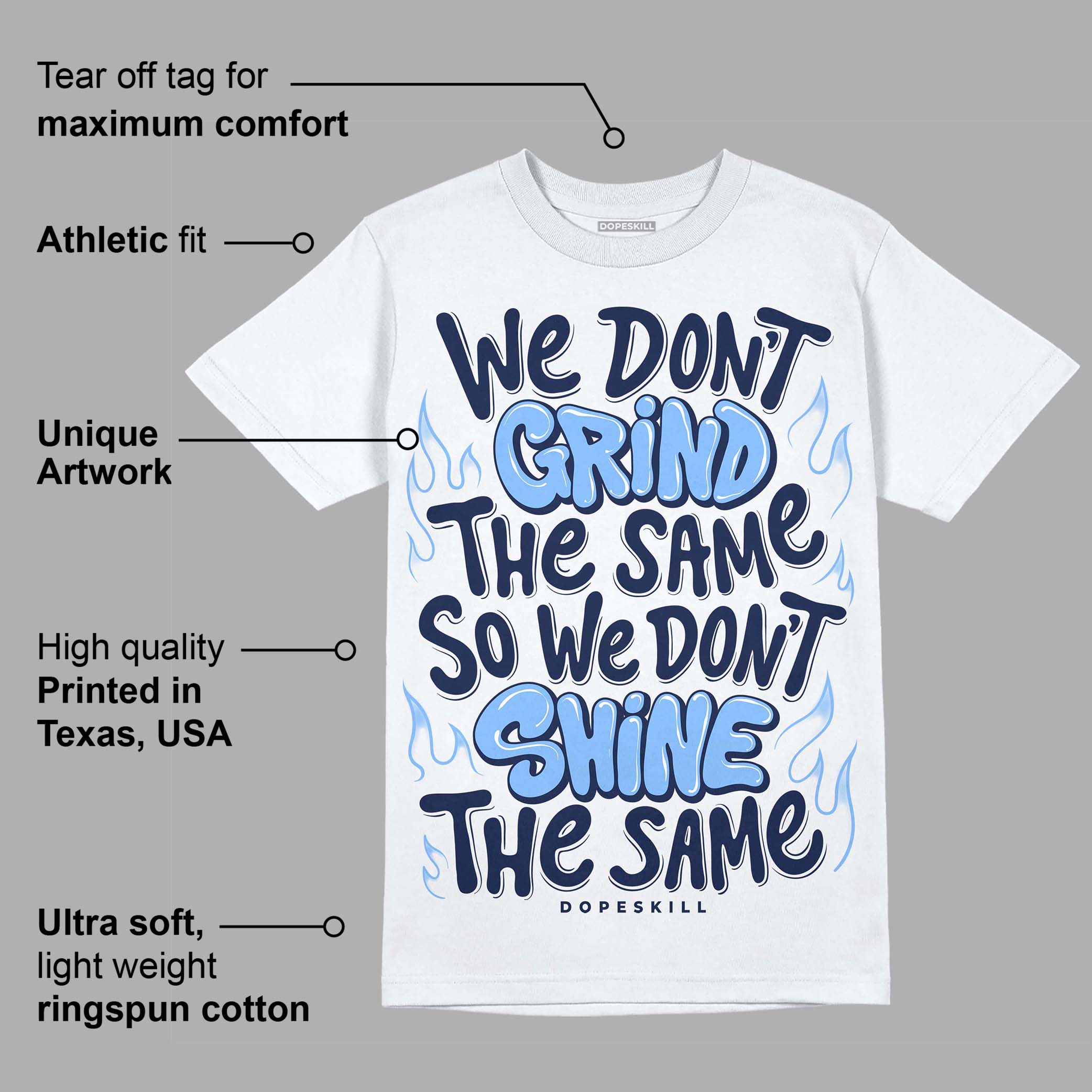 Midnight Navy 5s superstreetwear T-Shirt Grind Shine Graphic