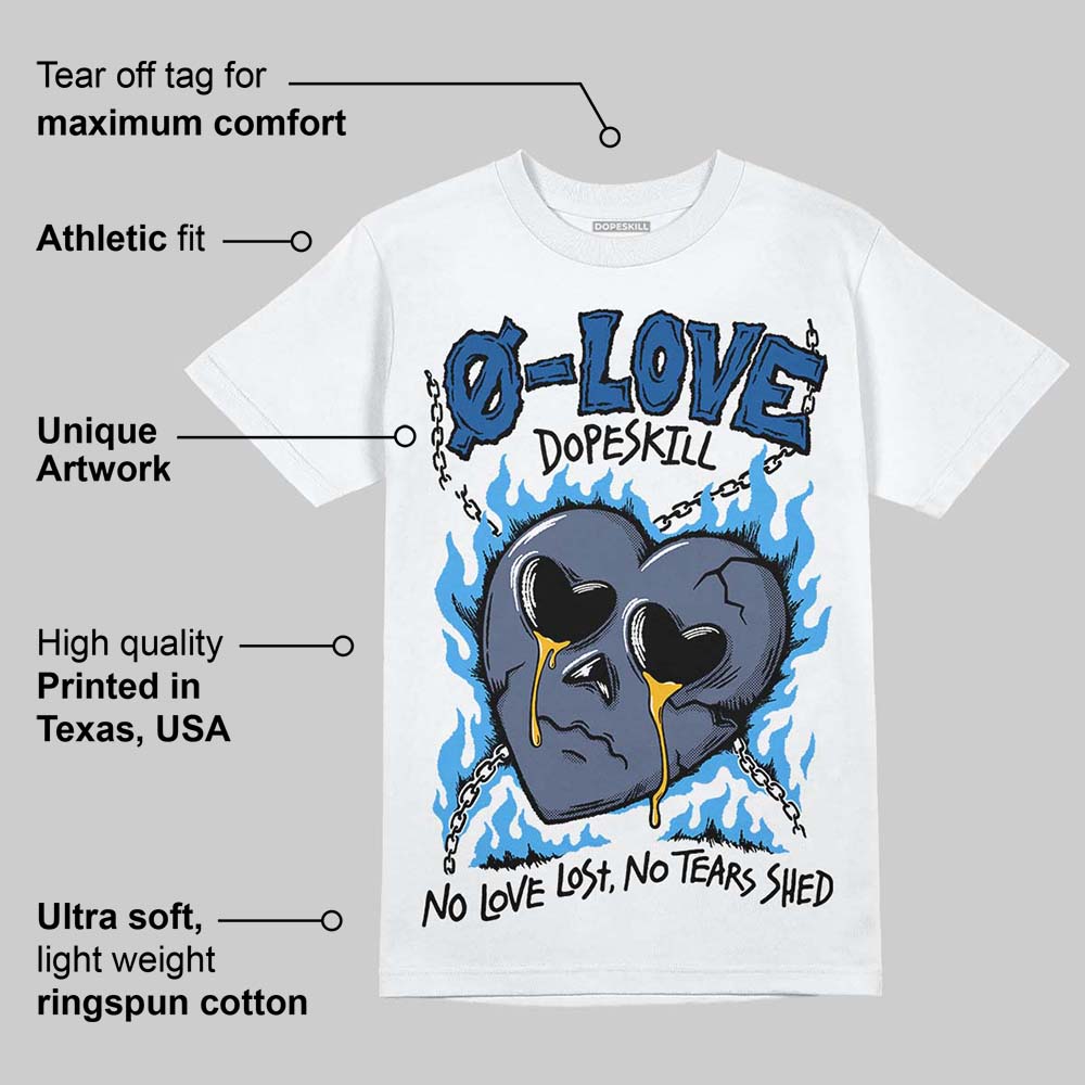 Diffused Blue 11s superstreetwear T-Shirt Crying Heart Graphic