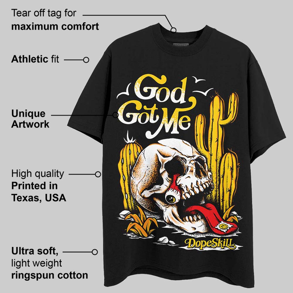 Yellow Ochre 6s superstreetwear T-Shirt God Got Me Graphic