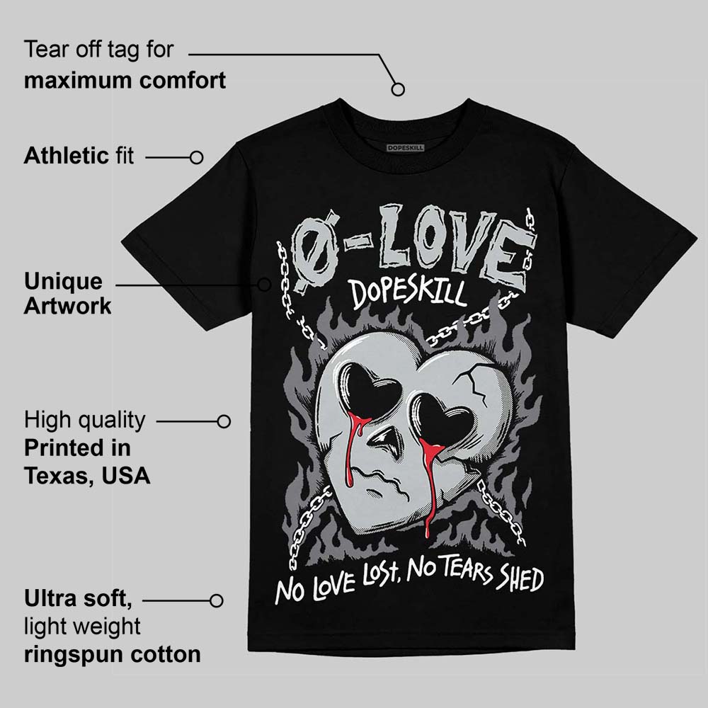 Wolf Grey 12s superstreetwear T-Shirt Crying Heart Graphic