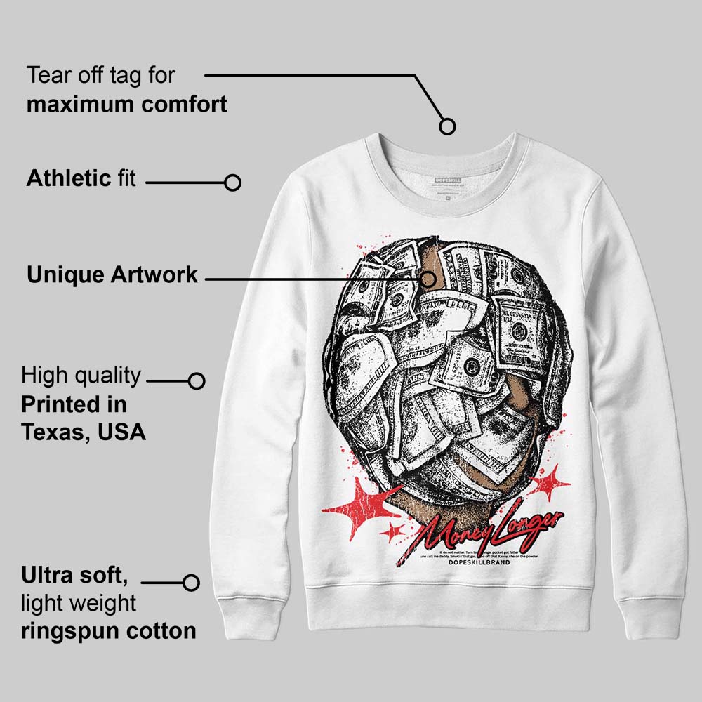 Cherry 11s superstreetwear Sweatshirt Money Longer Graphic