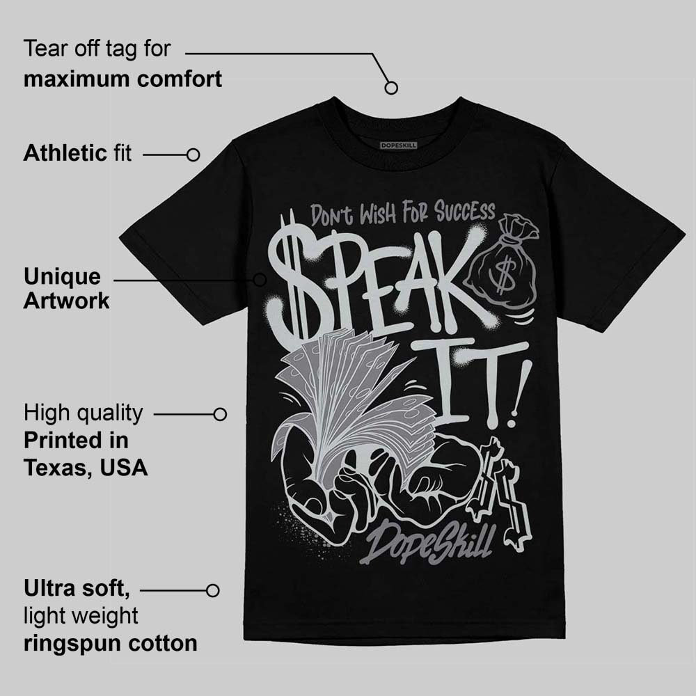 Wolf Grey 12s superstreetwear T-Shirt Speak It Graphic