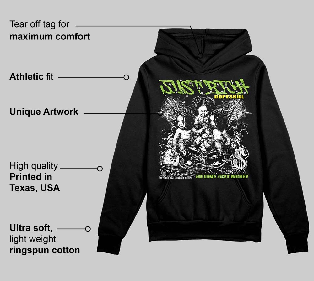Neon Green Collection superstreetwear Hoodie Sweatshirt Just Rich Graphic