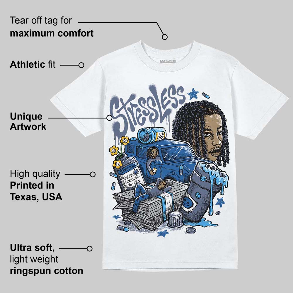 Diffused Blue 11s superstreetwear T-Shirt Stressless Graphic