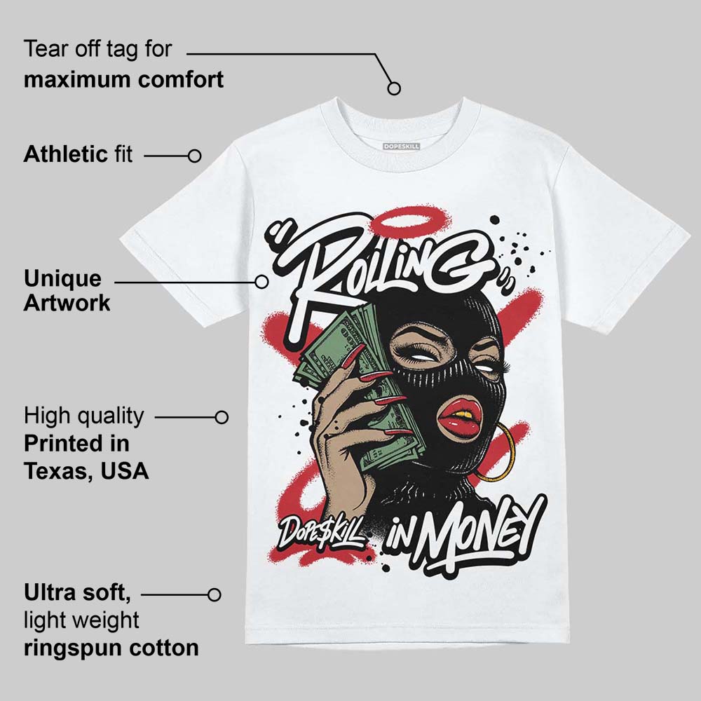 Bred 11s superstreetwear T-Shirt Rolling in Money Graphic