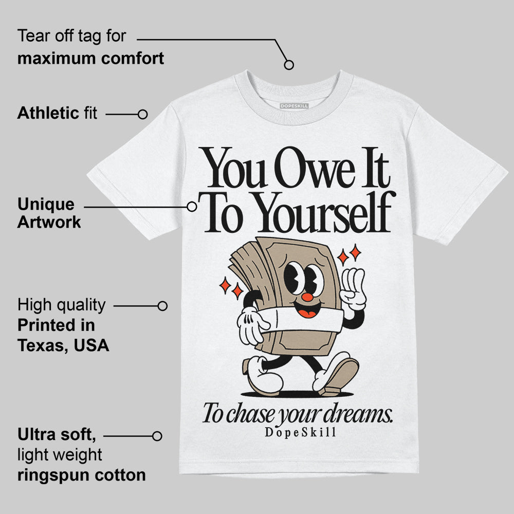 Latte 1s superstreetwear T-Shirt Owe It To Yourself Graphic