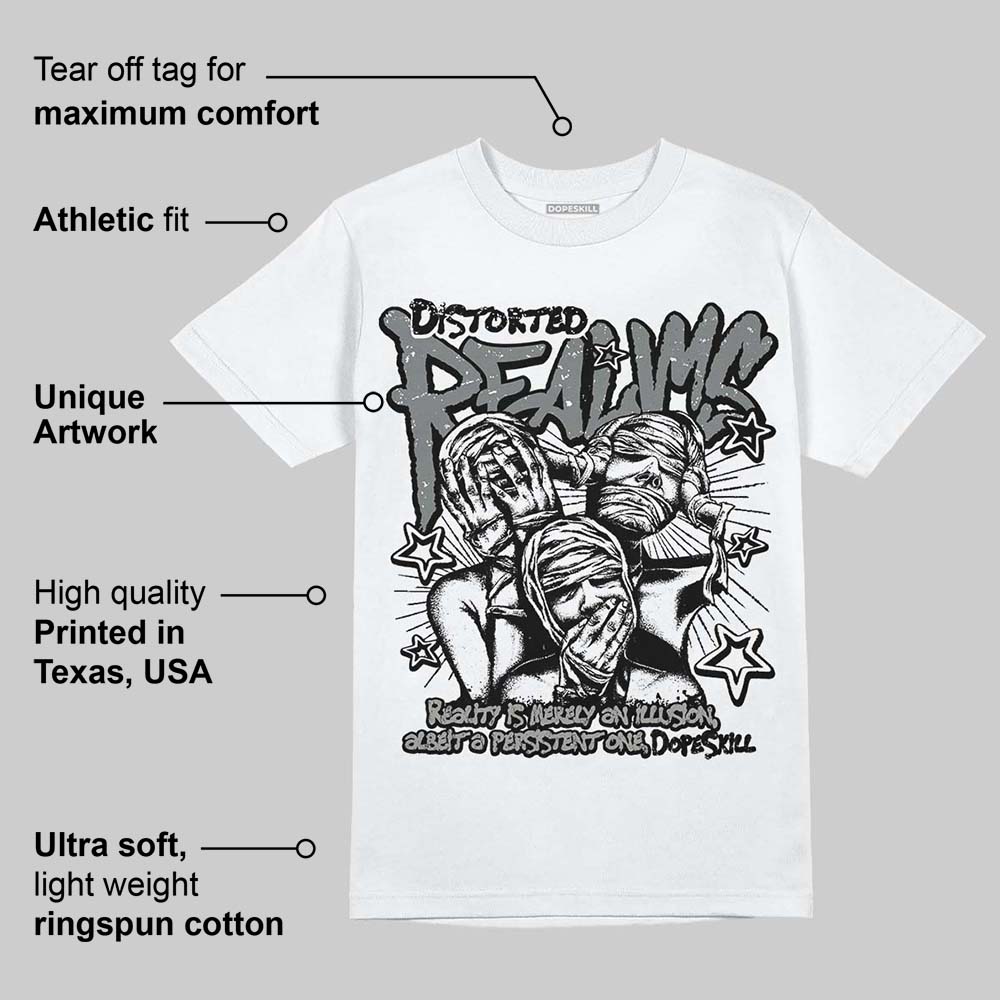 Cool Grey 9s superstreetwear T-Shirt Distorted Realms Graphic