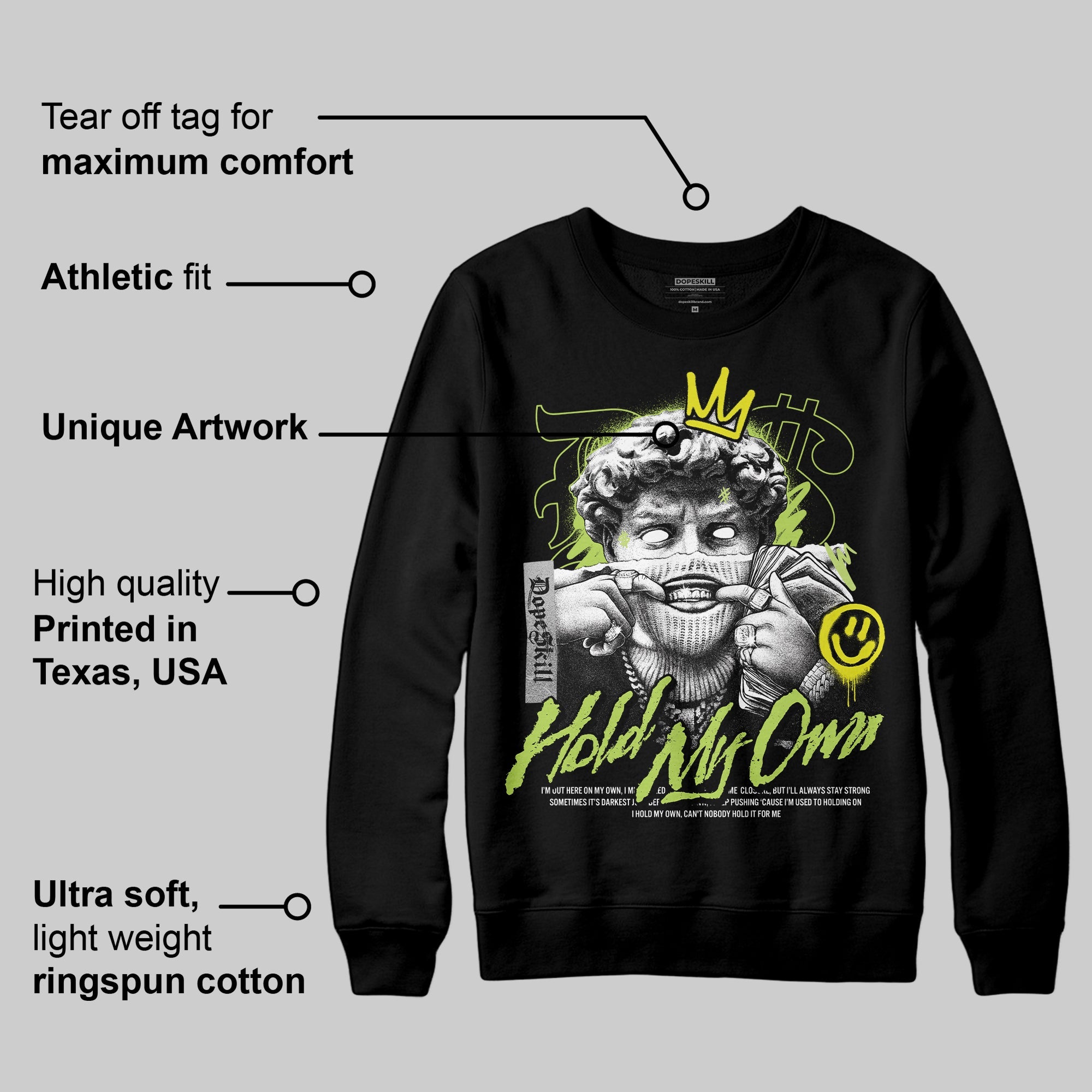 Bright Cactus 13s superstreetwear Sweatshirt In My Way Graphic