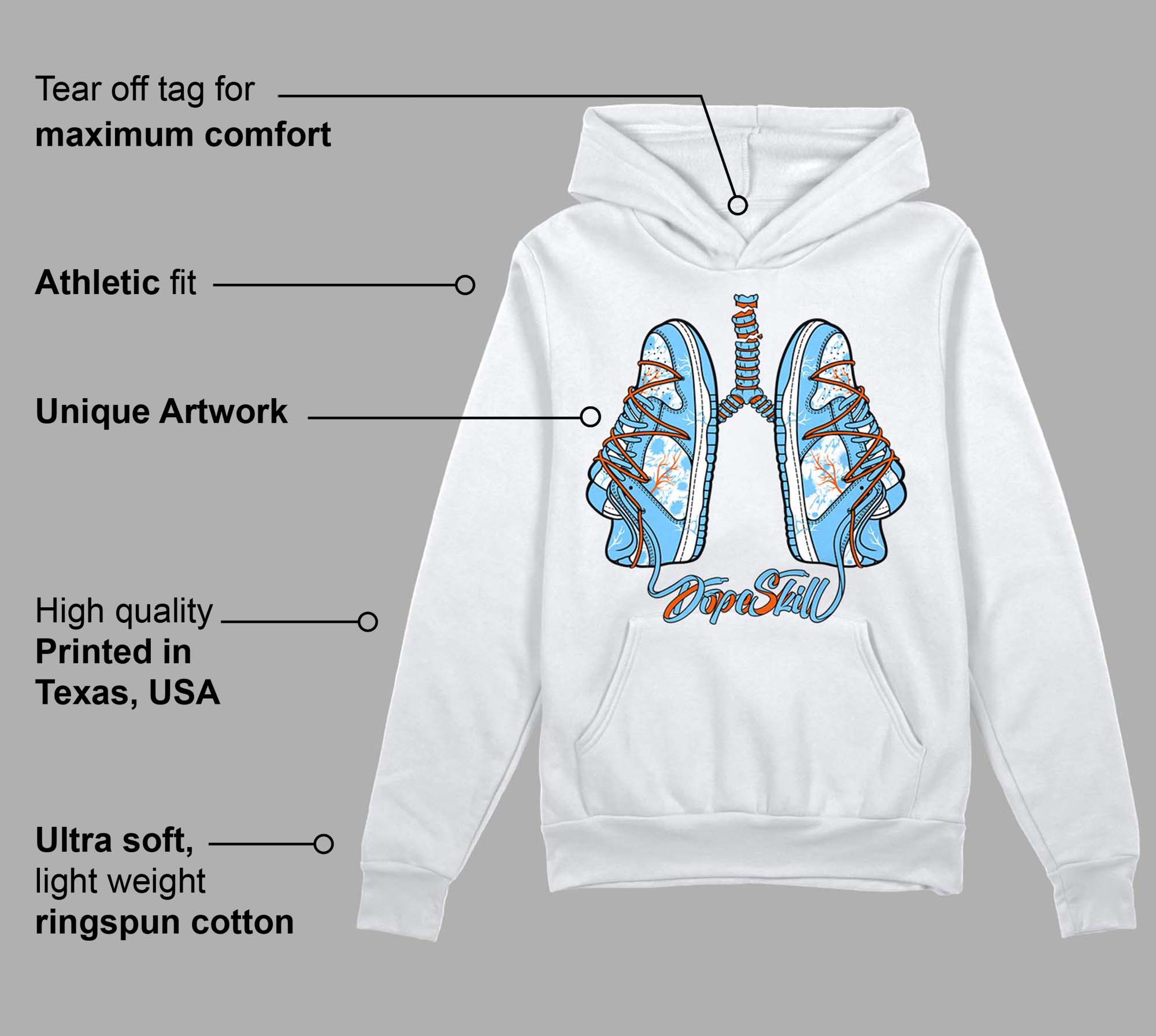 Dunk Low Futura University Blue superstreetwear Hoodie Sweatshirt Breathe Graphic