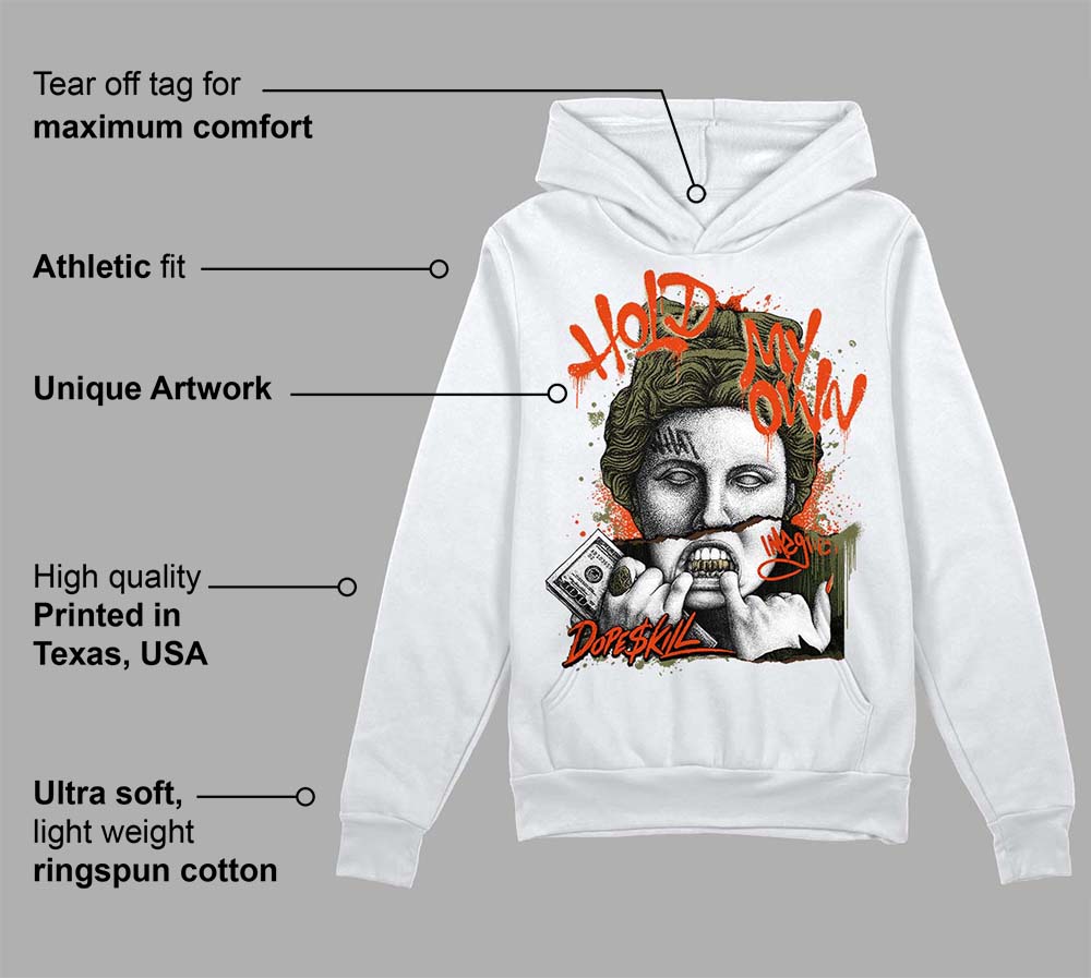 Olive Collection superstreetwear Hoodie Sweatshirt Hold My Own Graphic