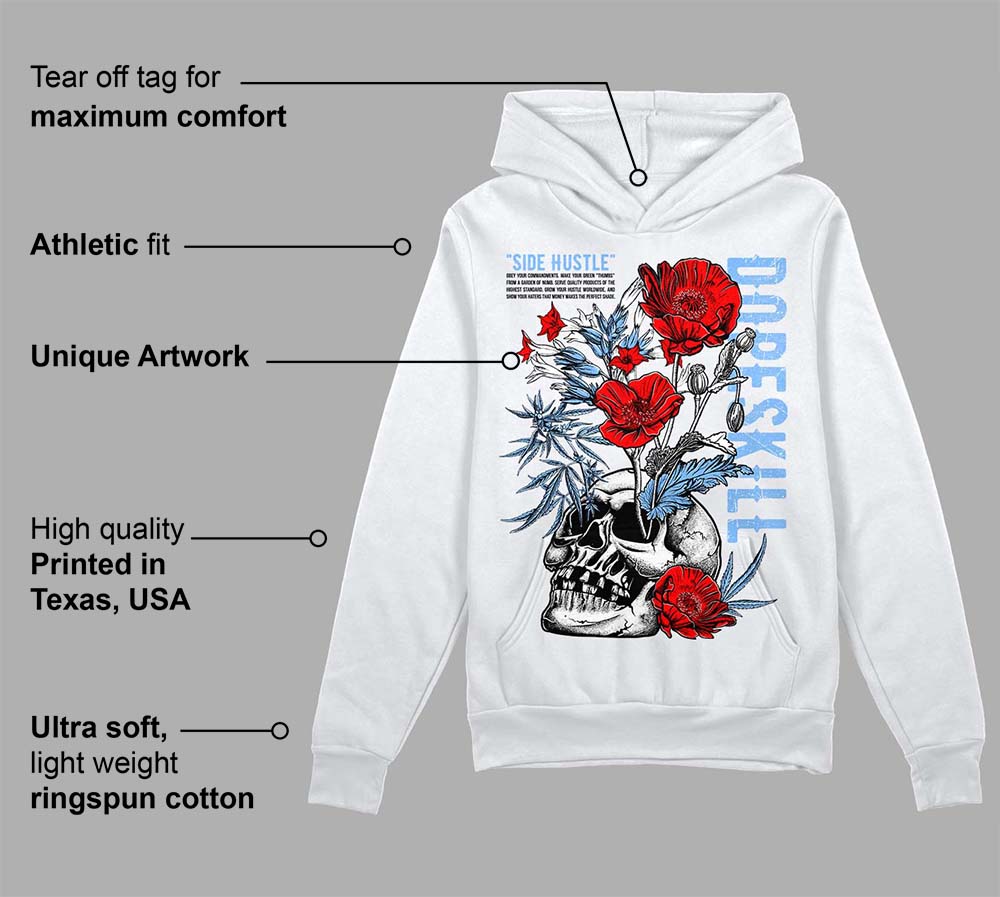 Powder Blue 9s superstreetwear Hoodie Sweatshirt Side Hustle Graphic