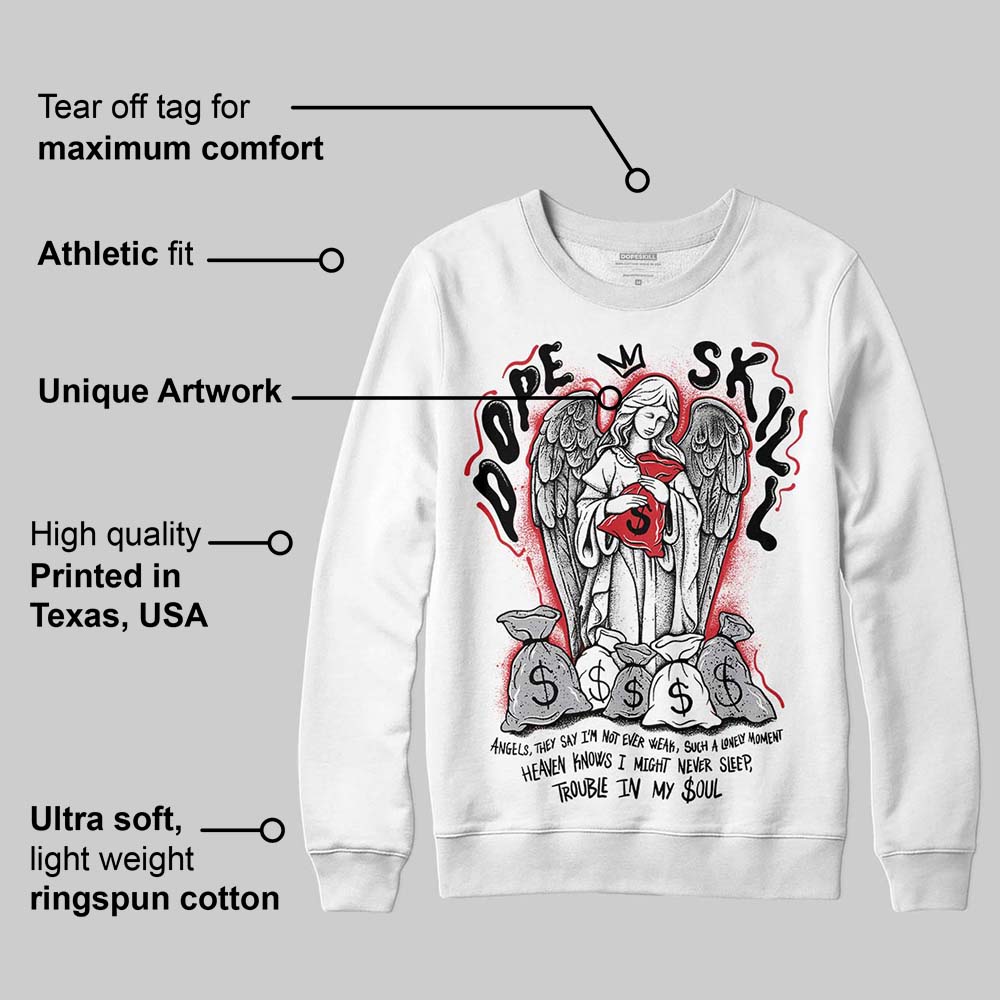 White Cement 4s superstreetwear Sweatshirt Angels Graphic