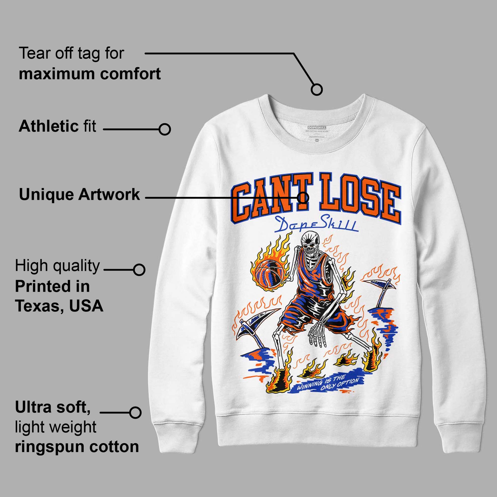 Dunk Low Futura Orange Blaze superstreetwear Sweatshirt Cant Lose Graphic