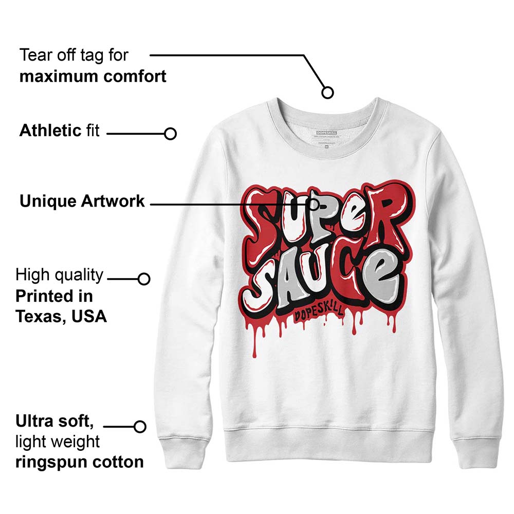 Red Taxi 12s superstreetwear Sweatshirt Super Sauce Graphic