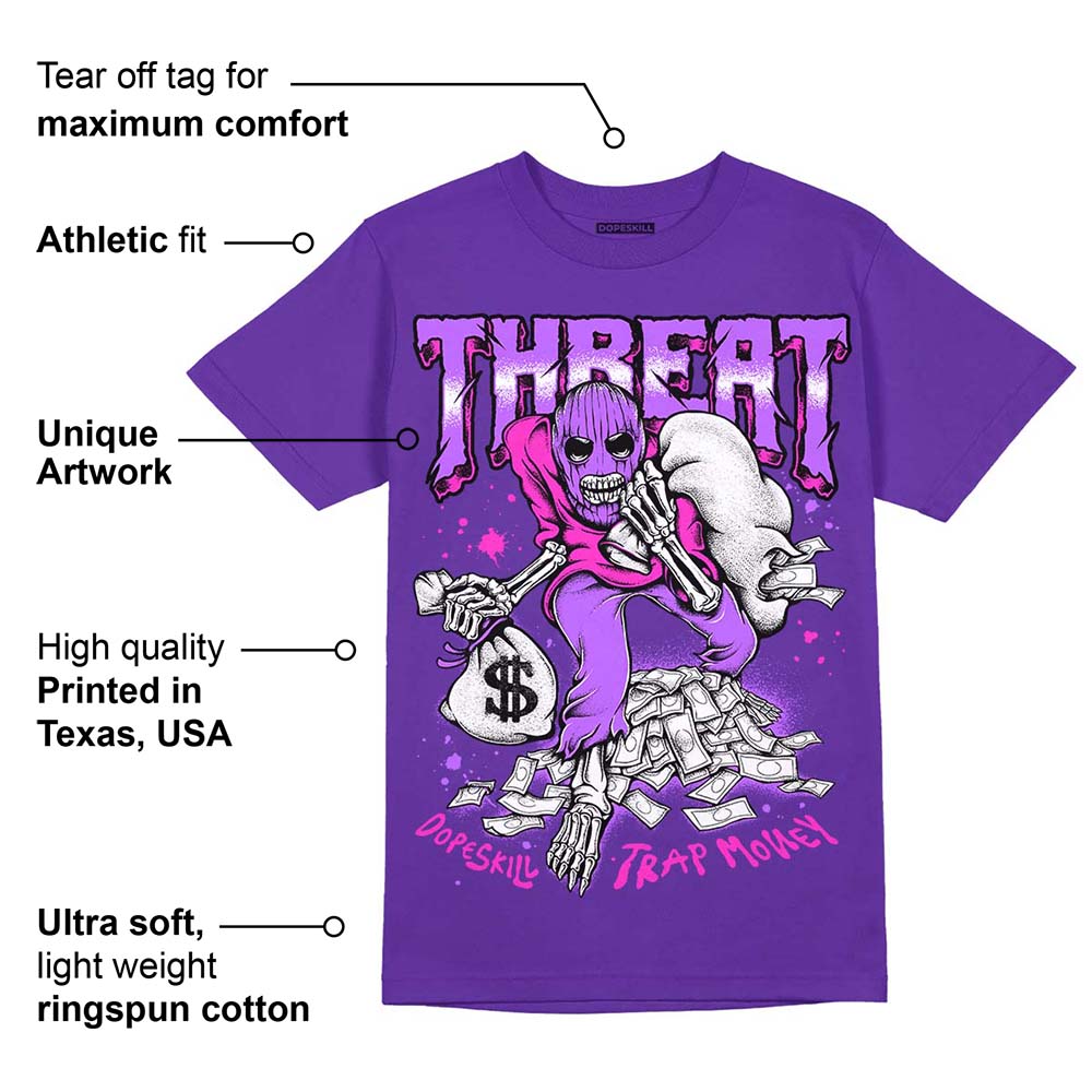 PURPLE Collection superstreetwear Purple T-shirt Threat Graphic