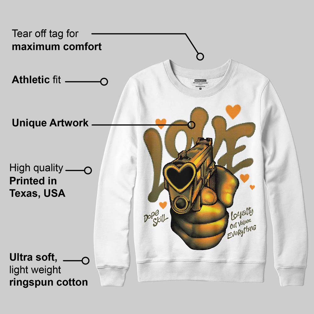 Olive Collection superstreetwear Sweatshirt Love Shot Graphic
