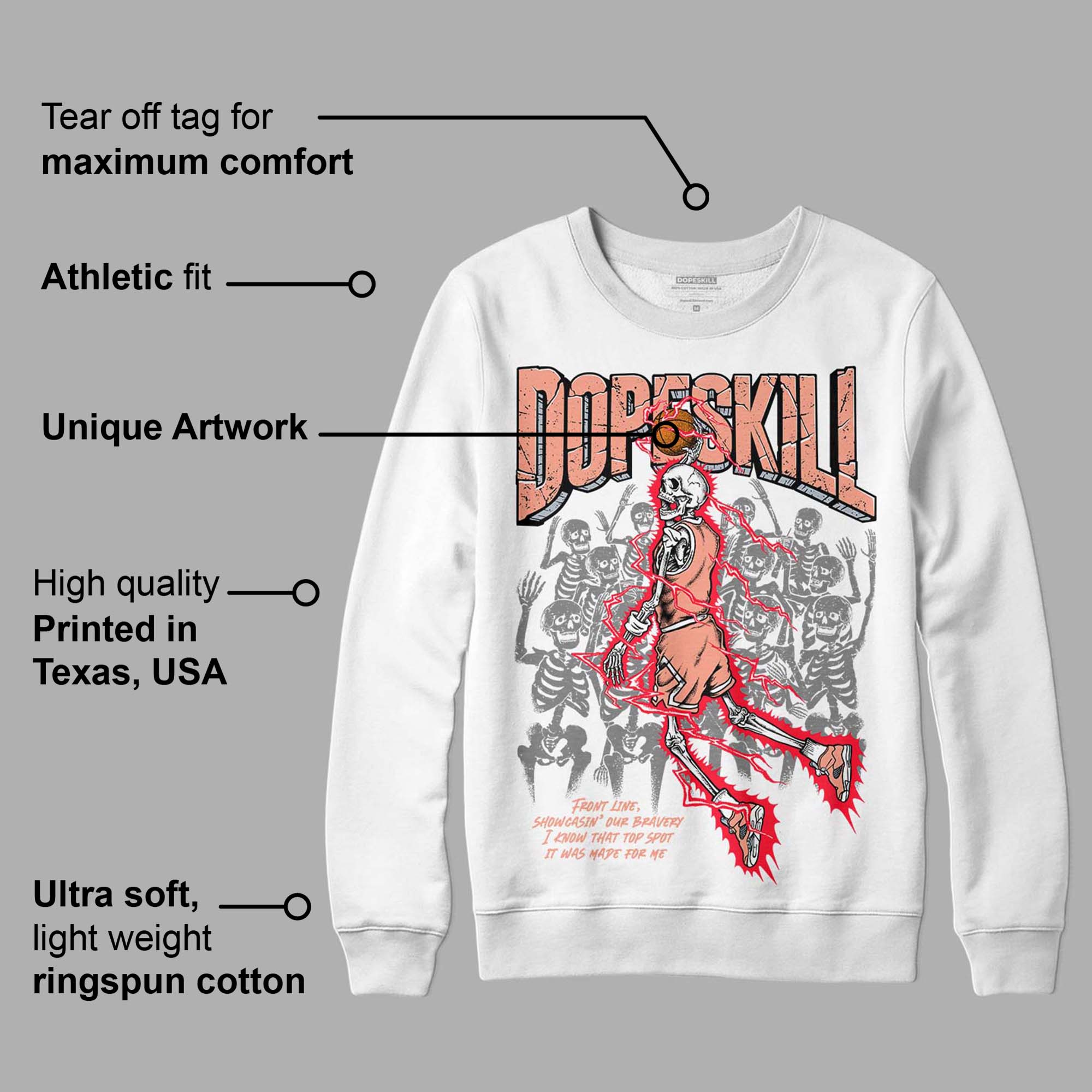Crimson Bliss 5s superstreetwear Sweatshirt Thunder Dunk Graphic