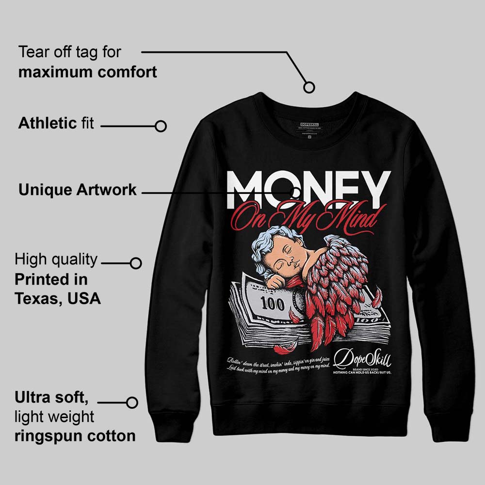 Black Metallic Reimagined 5s superstreetwear Sweatshirt MOMM Graphic