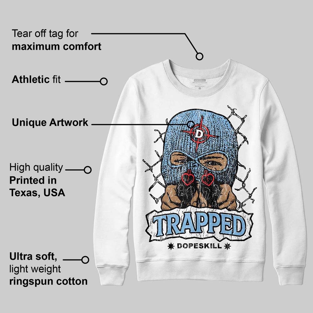 University Blue Collection superstreetwear Sweatshirt New Trapped Graphic