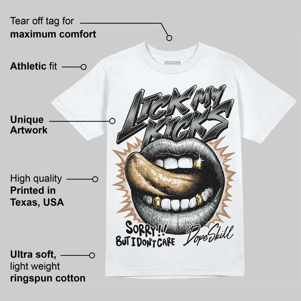 1906R a??White Golda?? superstreetwear T-Shirt Lick My Kicks Graphic