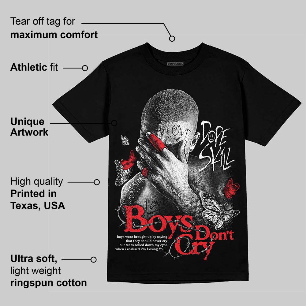 White Thunder 4s superstreetwear T-Shirt Boys Don't Cry Graphic