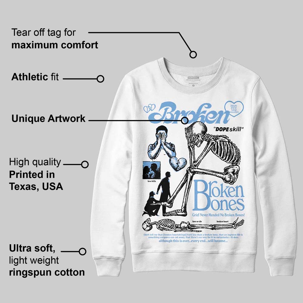 Melo 12s superstreetwear Sweatshirt Broken Bones Graphic