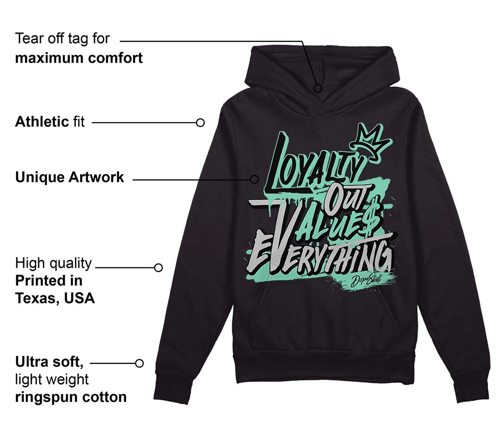 Green Glow 3s superstreetwear Hoodie Sweatshirt LOVE Graphic