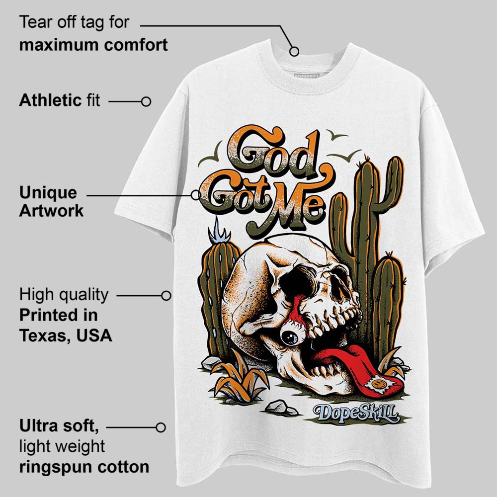 Olive 5s superstreetwear T-Shirt God Got Me Graphic
