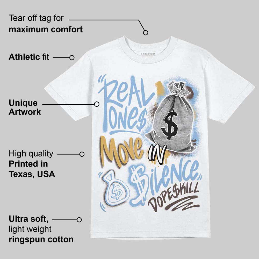 Handball Spezial Light Blue superstreetwear T-Shirt Real Ones Move In Silence Graphic