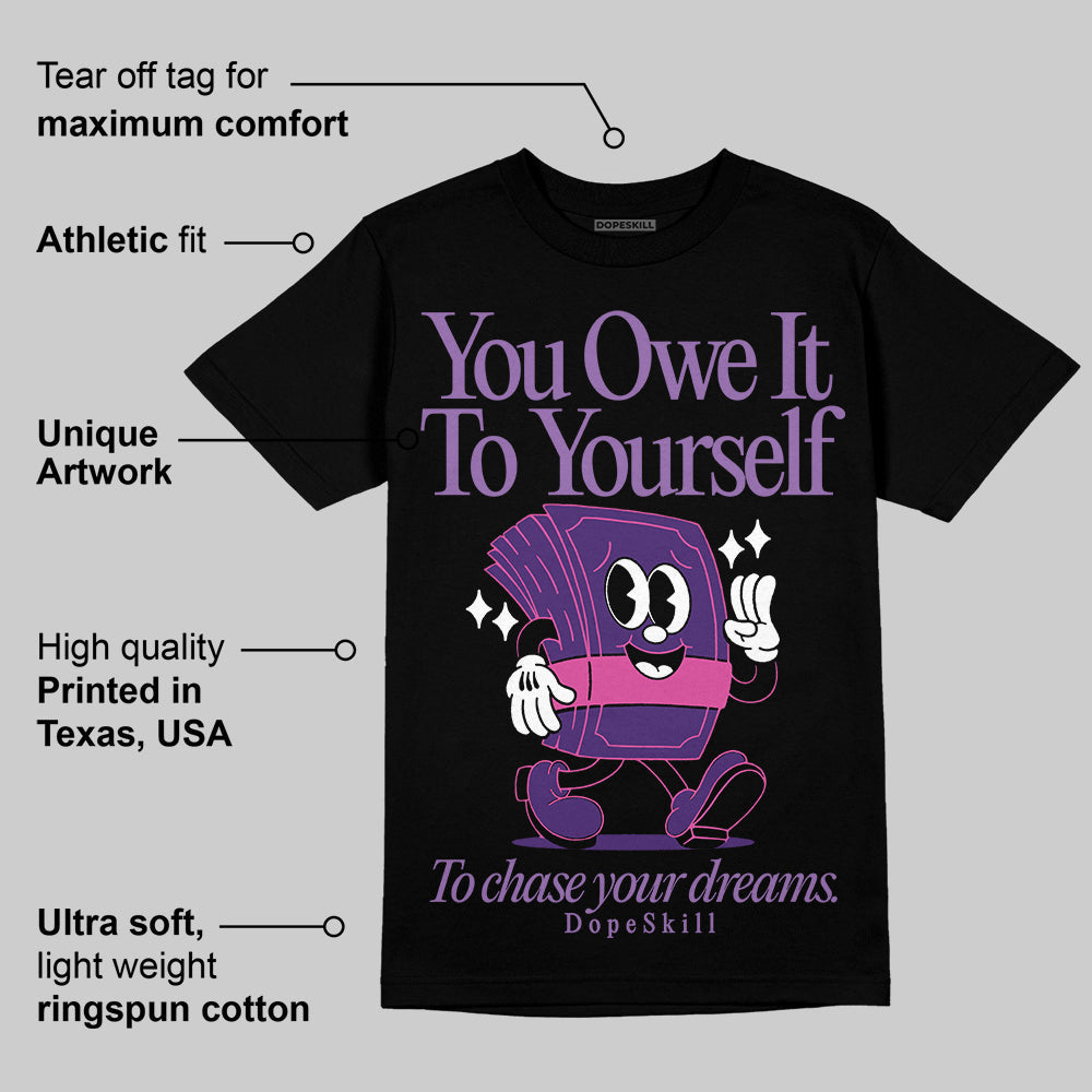 PURPLE Collection superstreetwear T-Shirt Owe It To Yourself Graphic