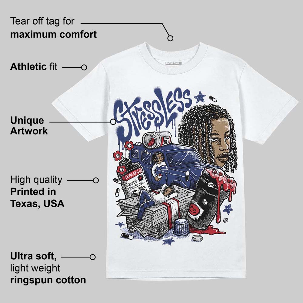 Rare Air Deep Royal Blue 1s superstreetwear T-Shirt Stressless Graphic
