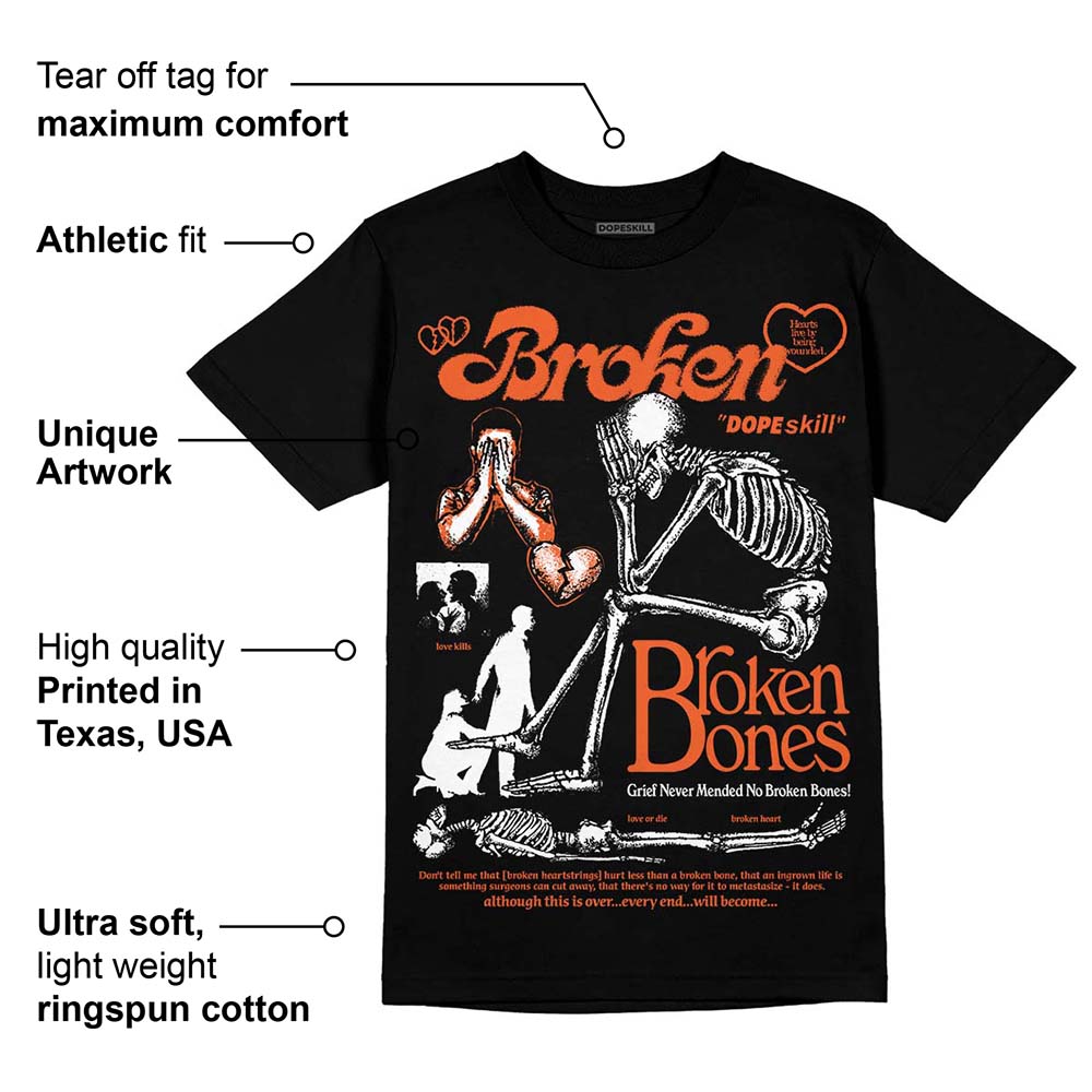 Georgia Peach 3s superstreetwear T-Shirt Broken Bones Graphic