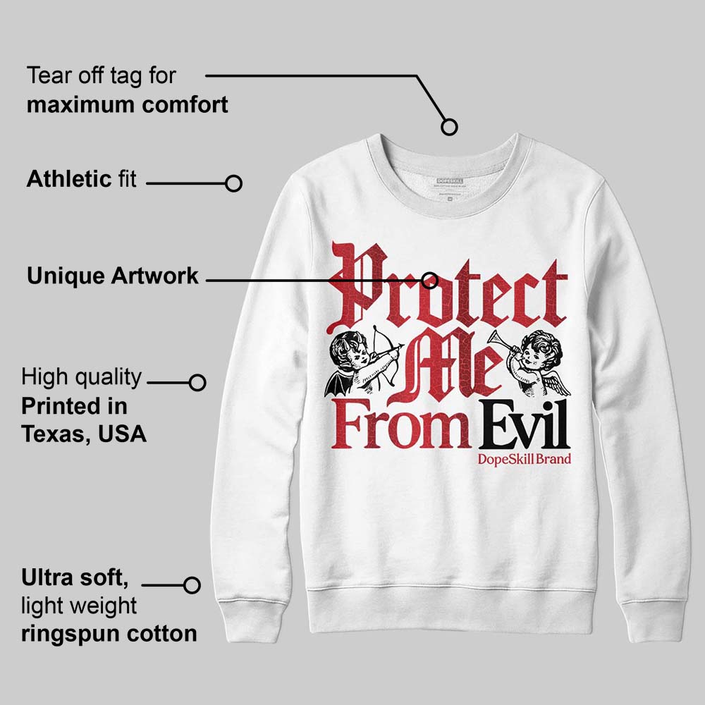 Ruby 1s superstreetwear Sweatshirt Protect Me From Evil Graphic