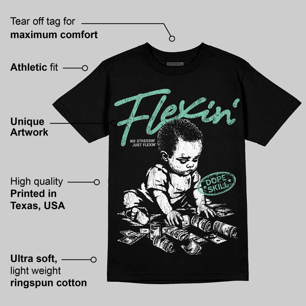 Green Glow 3s superstreetwear T-Shirt Flexin' Graphic
