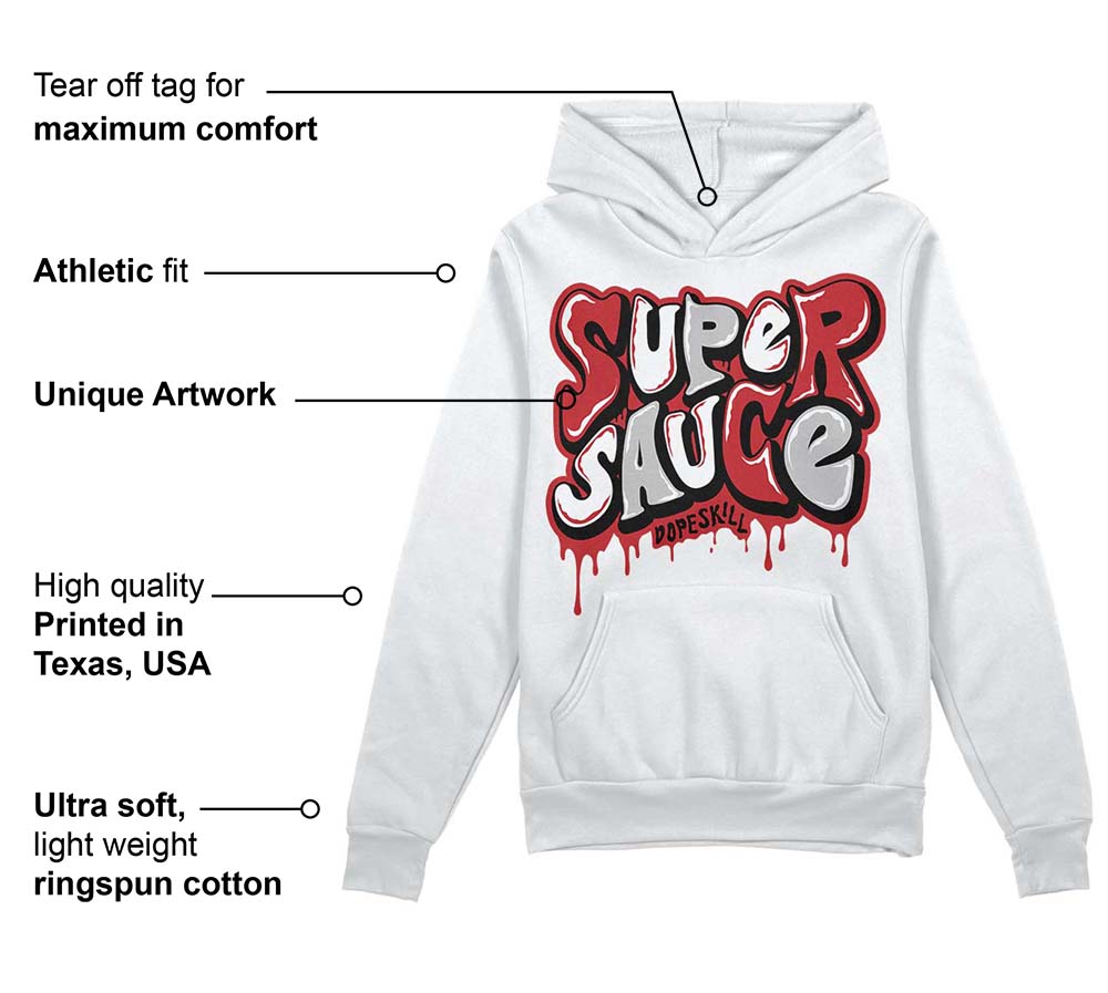 Red Taxi 12s superstreetwear Hoodie Sweatshirt Super Sauce Graphic
