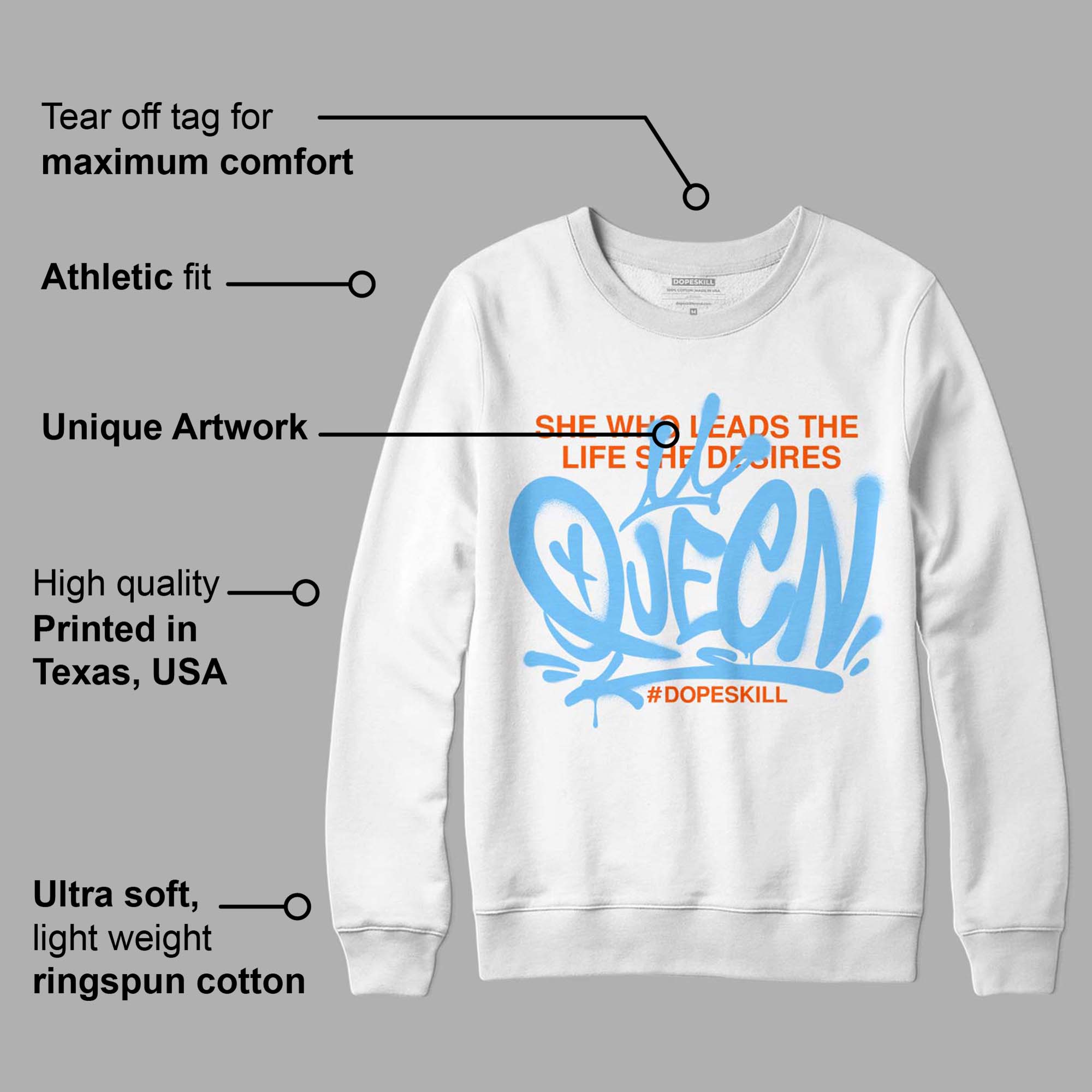 Dunk Low Futura University Blue superstreetwear Sweatshirt Queen Graphic