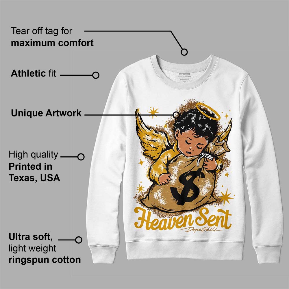 Wheat 13s superstreetwear Sweatshirt Heaven Sent Graphic
