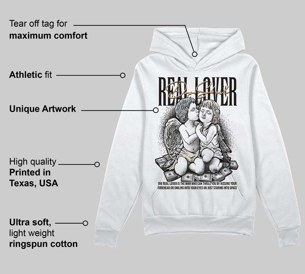 Reverse Metallic 5s superstreetwear Hoodie Sweatshirt Real Lover Graphic