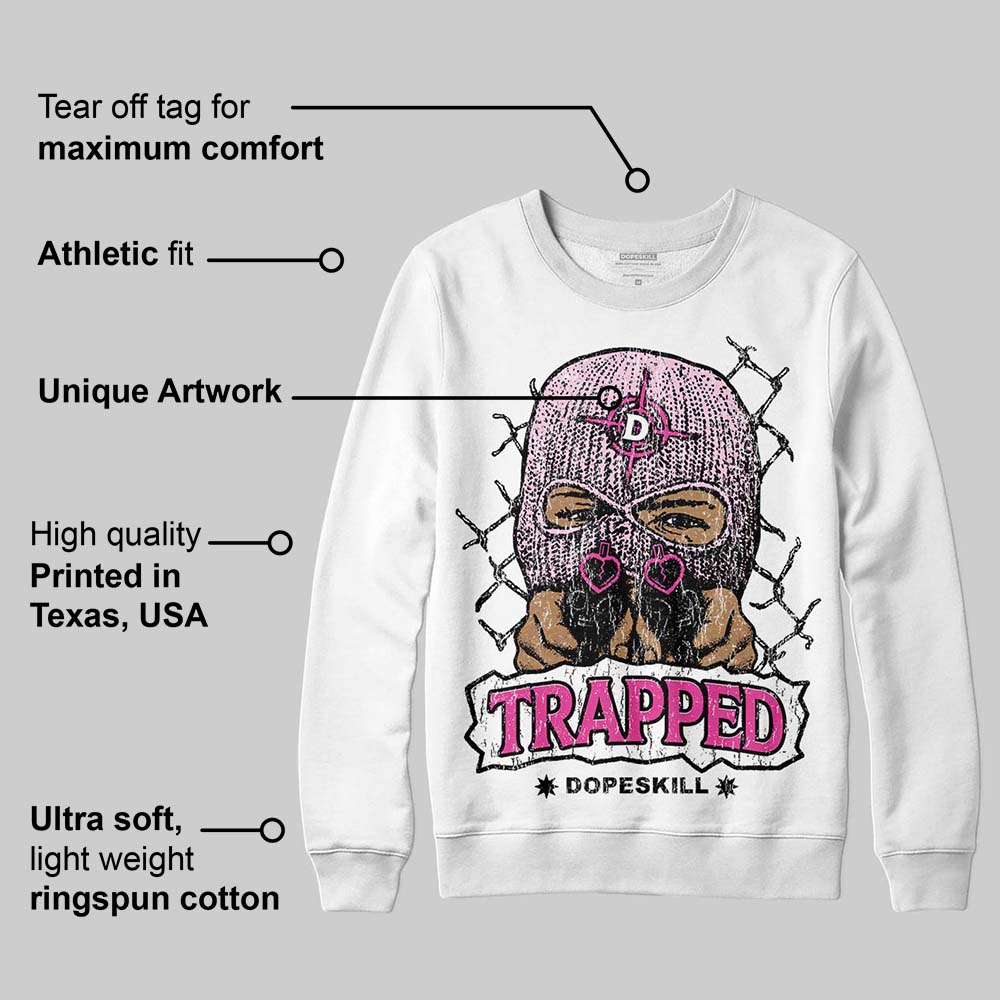 Pink Collection superstreetwear Sweatshirt New Trapped Graphic
