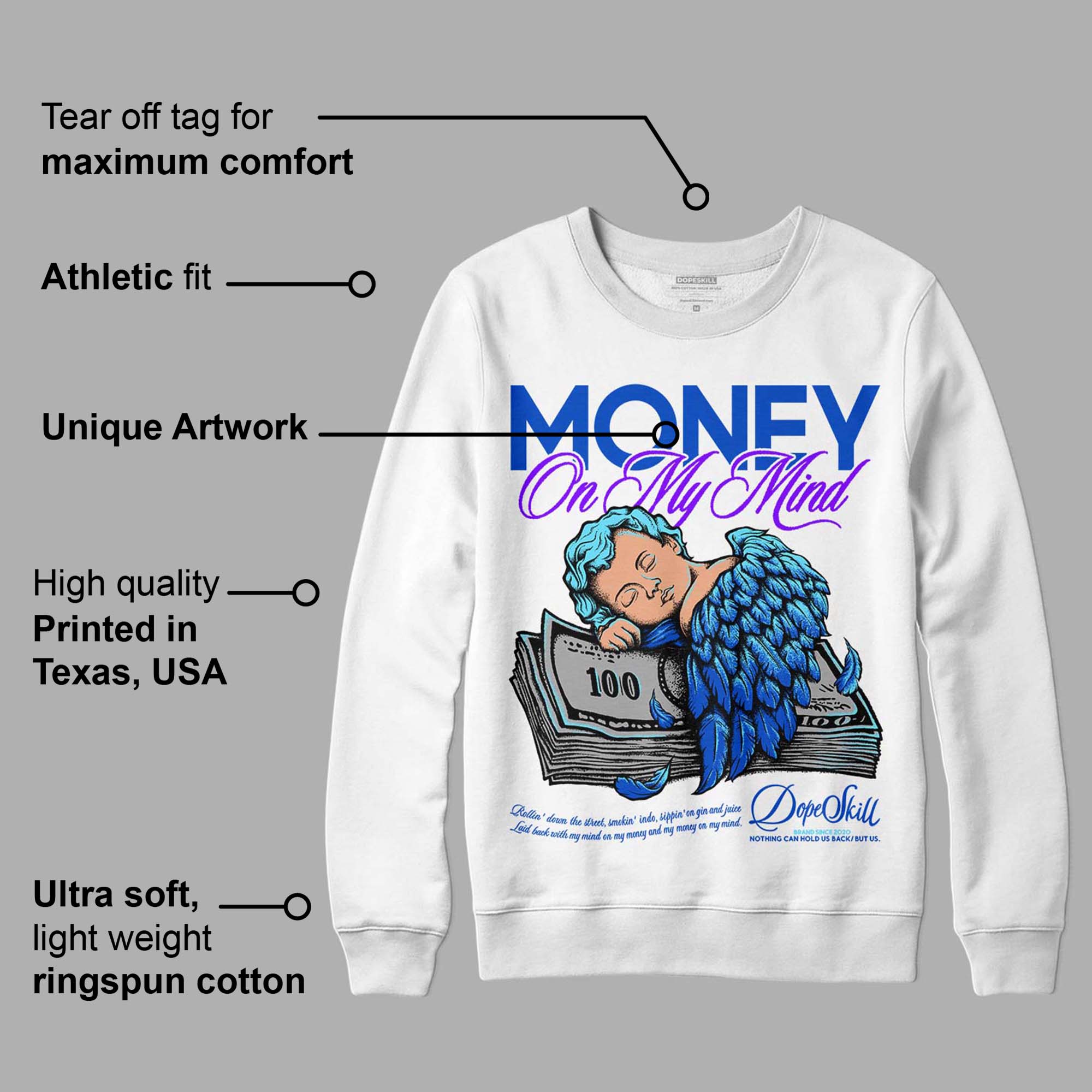 SB Dunk Argon superstreetwear Sweatshirt MOMM Graphic