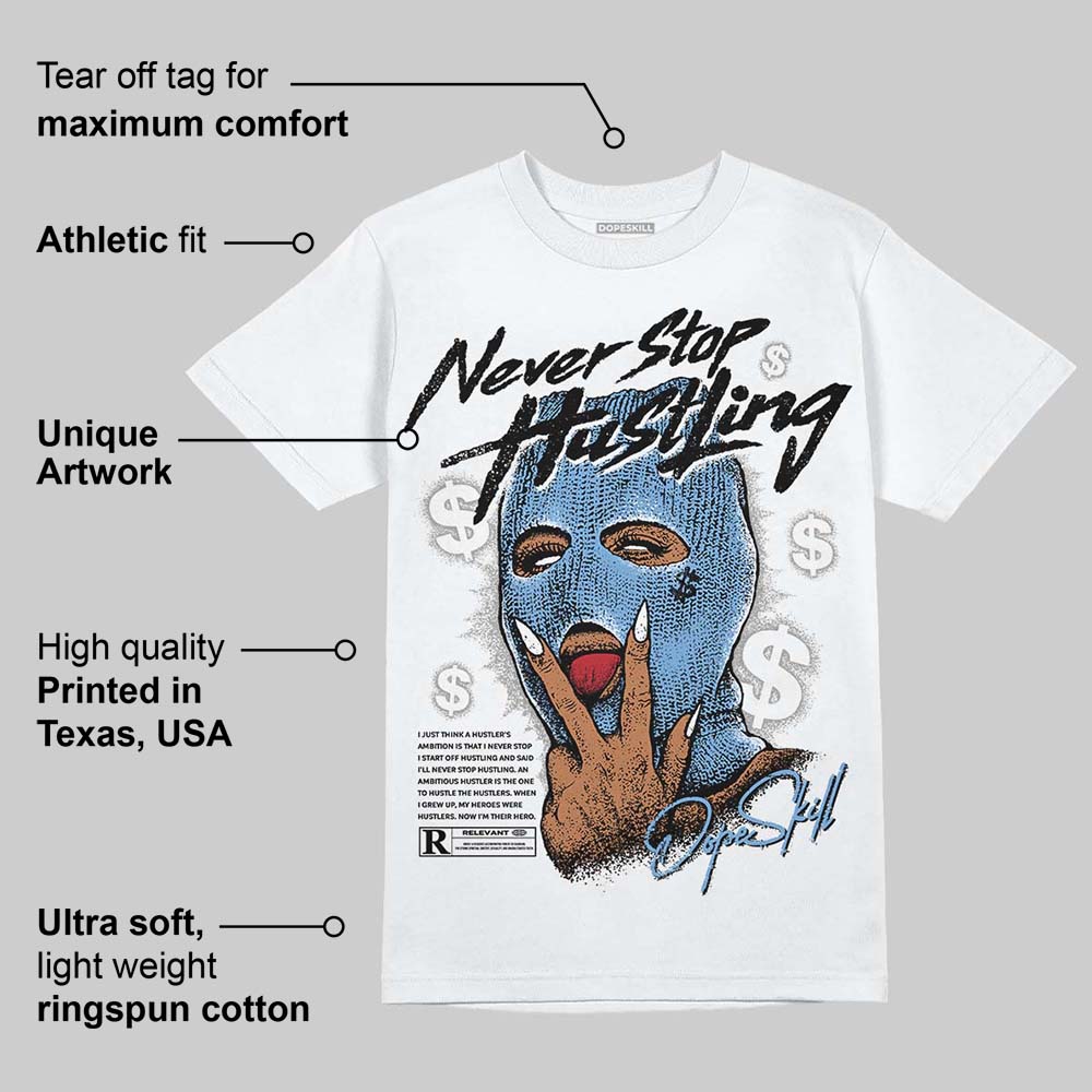 Melo 12s superstreetwear T-Shirt Never Stop Hustling Graphic