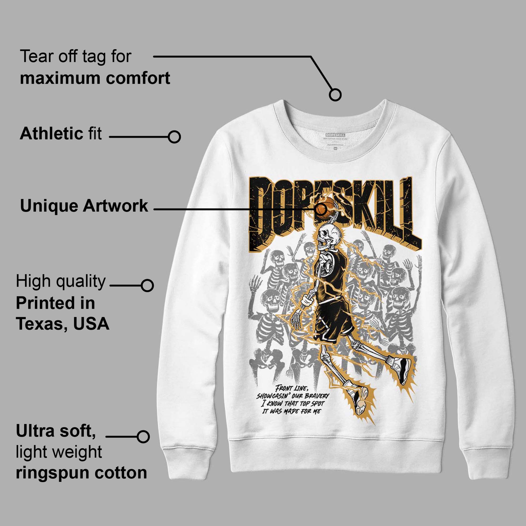 Gratitude 11s superstreetwear Sweatshirt Thunder Dunk Graphic