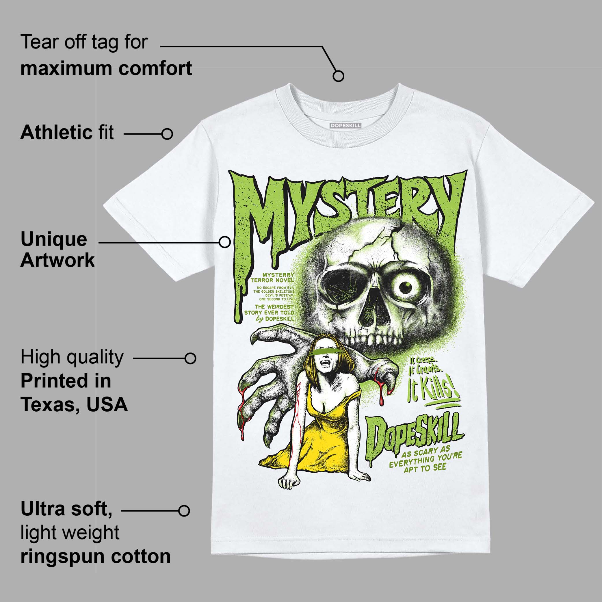 Dunk 'Chlorophyll' superstreetwear T-Shirt Mystery Ghostly Grasp Graphic