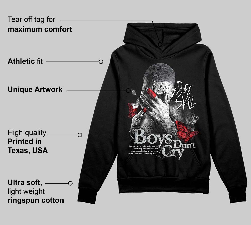 Fear 4s superstreetwear Hoodie Sweatshirt Boys Don't Cry Graphic
